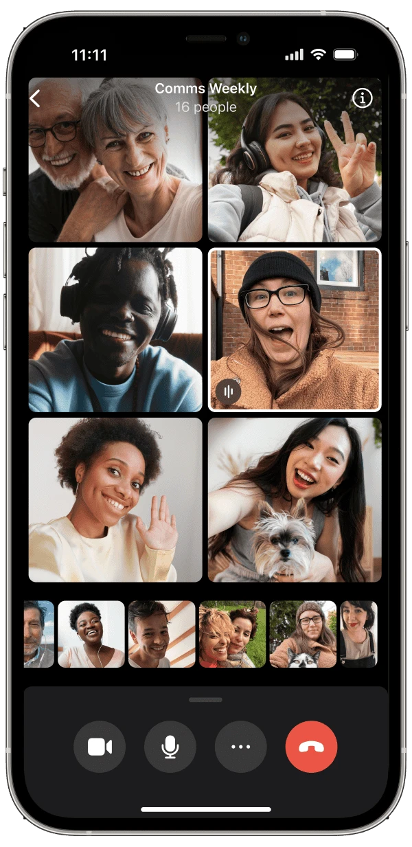 Signal 官方最新版高清视频通话界面